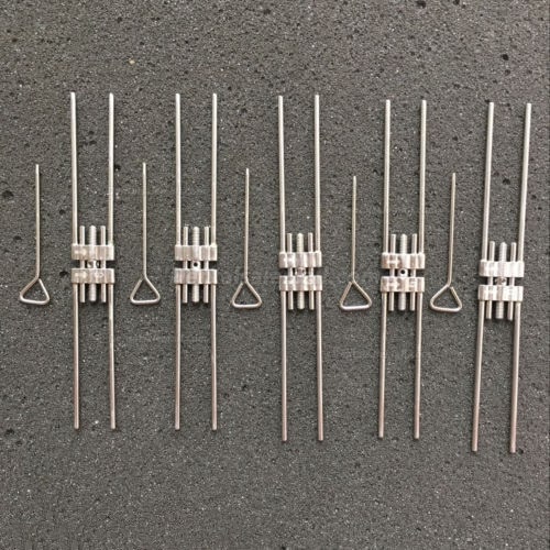 5 Set 13mm Dental Orthodontic Expansion Screws for Frame Type Stainless Steel